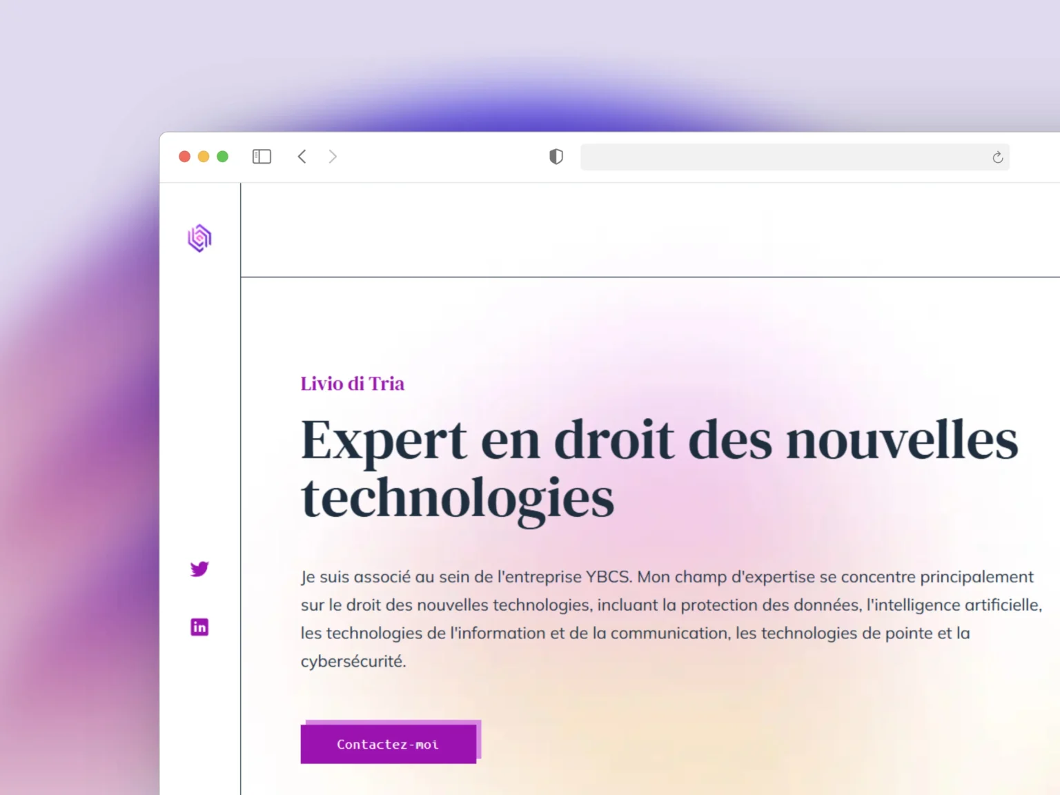 Livio di Tria - accueil