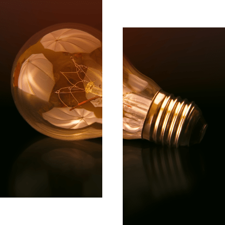 Ampoule illuminée symbolisant la stratégie digitale