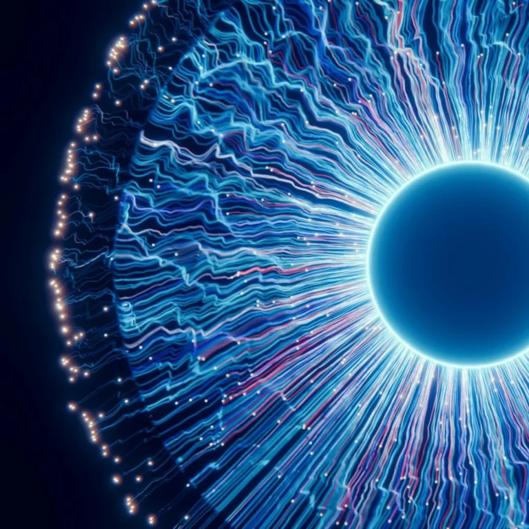 Photo de l'oeil digital d'un agent IA